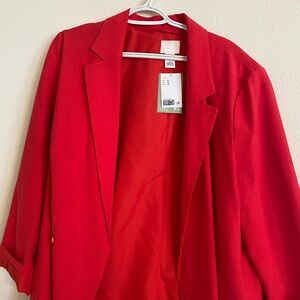 H&M Vibrant Red Women's Blazer